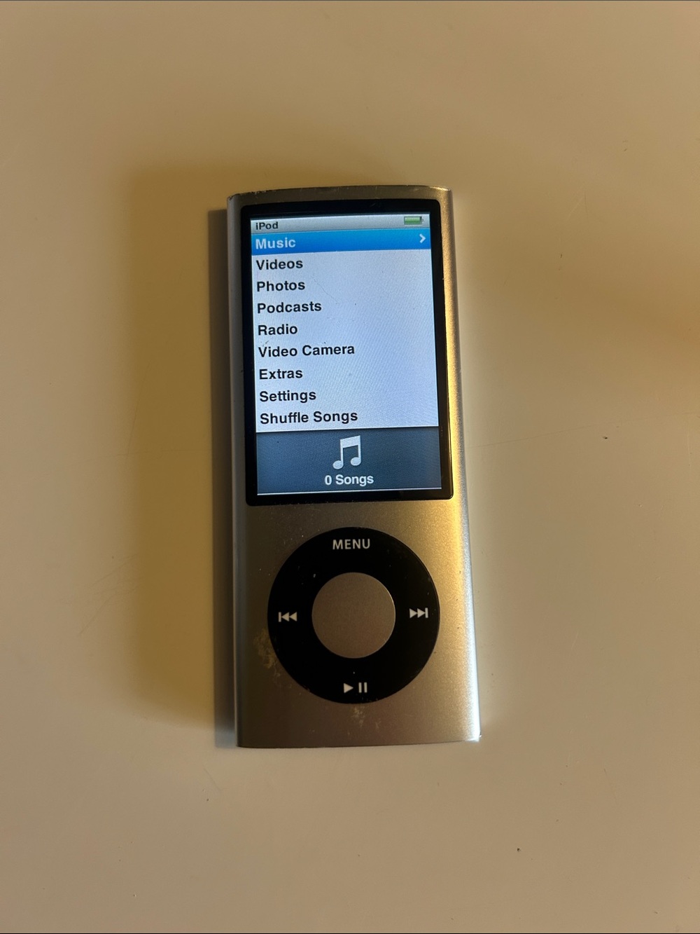 Apple iPod Nano Silver with Black Click Wheel